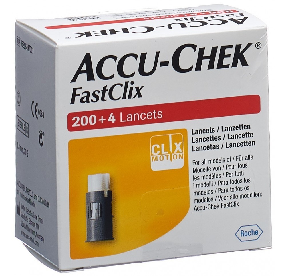 ACCU-CHEK (IP-APS) FastClix lancettes 34 x 6 pce