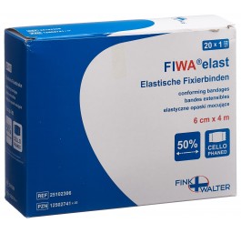 FIWA elast pansements fixat 6cmx4m bla cell 20 pce