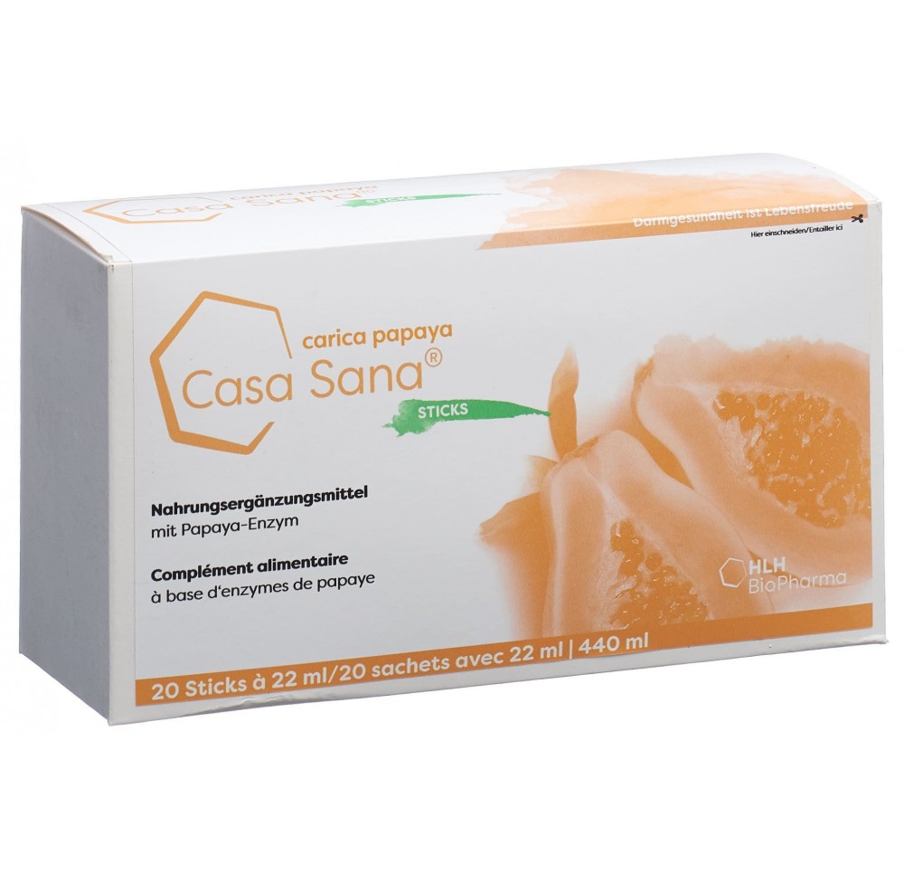 CASA SANA carica papaya 20 stick 22 ml