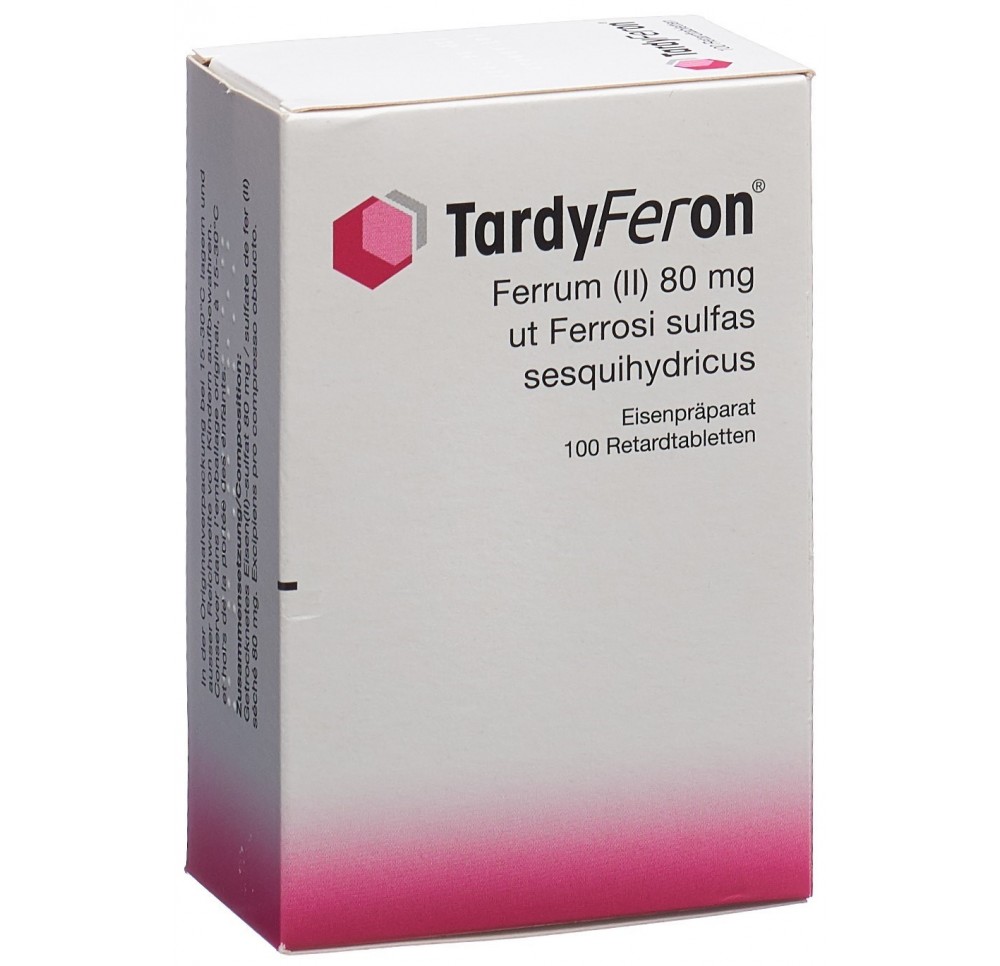 TARDYFERON cpr ret 80 mg 100 pce