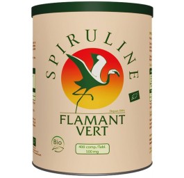 SPIRULINE Flamant Vert bio cpr 500 mg bte 400 pce