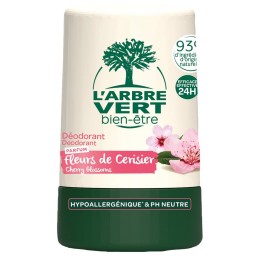 L'ARBRE VERT Déo éco roll-on fleu ceri ha fr 50 ml