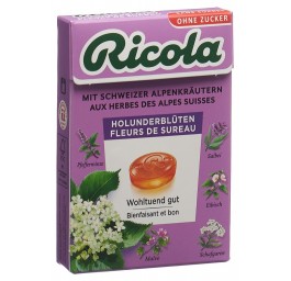 RICOLA fleurs sureau bonbons ss av stevia box 50 g