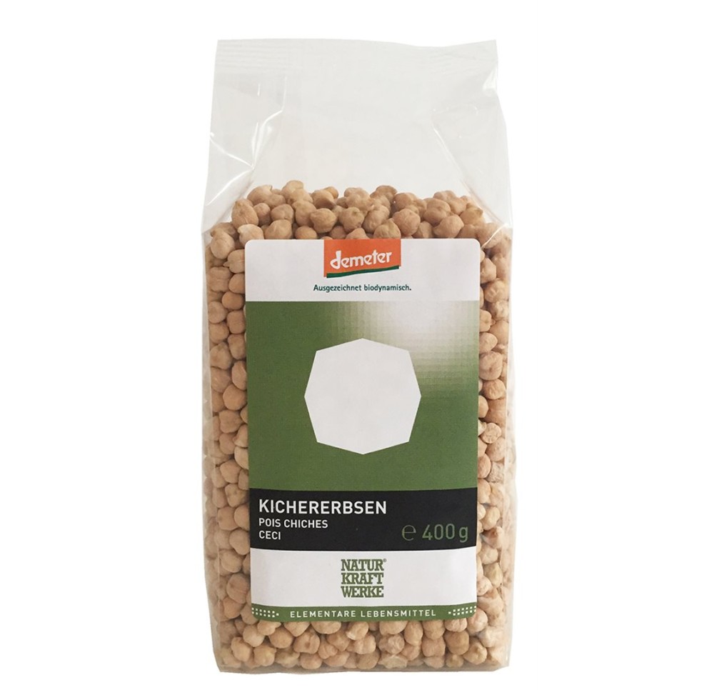 NATURKRAFTWERKE Pois chiches Demeter sach 400 g