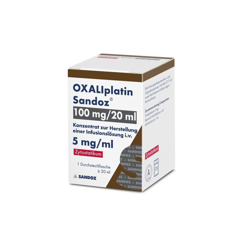 OXALIPLATINE Sandoz conc perf 100 mg/20ml vial