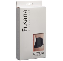 EUSANA chauffe-reins anatom soie/merin M noir
