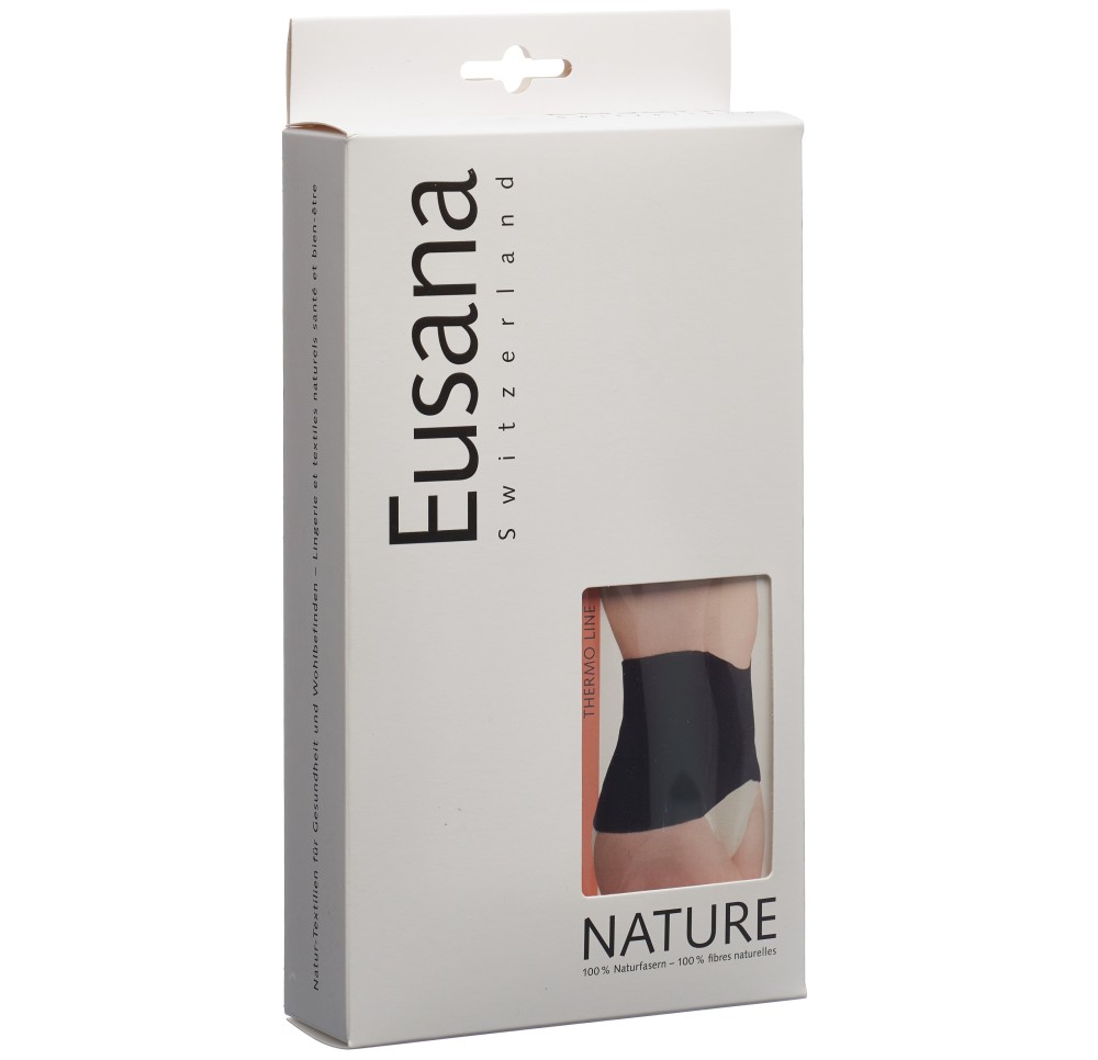 EUSANA chauffe-reins anatom soie/merin M noir EUSANA chauffe-reins anatom soie/merin M noir