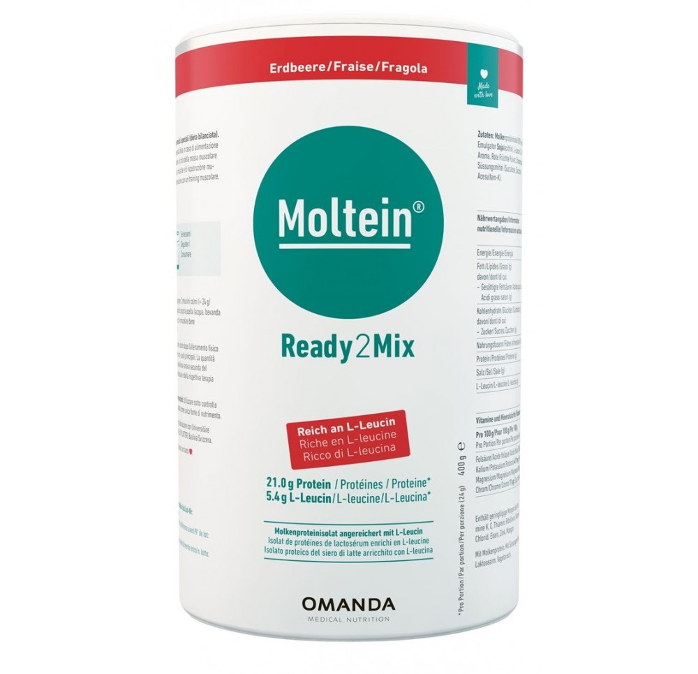 MOLTEIN Ready2Mix fraise bte 400 g