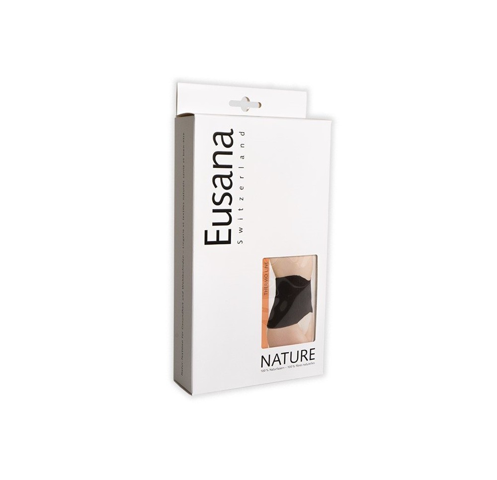 EUSANA chauffe-reins anatom 100% soie L noir EUSANA chauffe-reins anatom 100% soie L noir