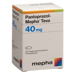 PANTOPRAZOL Mepha Teva cpr pell 40 mg bte 30 pce