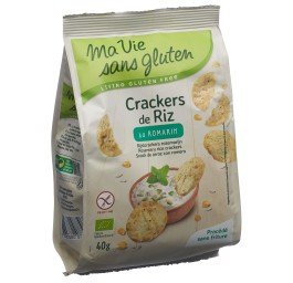 MA VIE S GLUT Crackers de riz au romarin 40 g