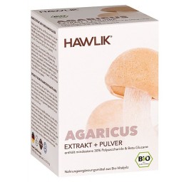 HAWLIK Agaricus Extrait + poudre caps 120 pce