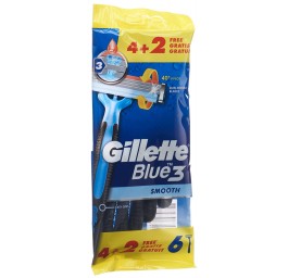 GILLETTE Blue 3 Smooth rasoir jetable 6 pce