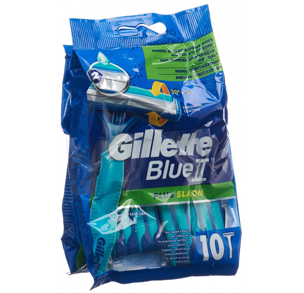 GILLETTE Blue II Plus rasoir jetab slal 2 x 10 pce