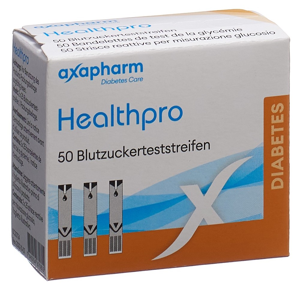 HEALTHPRO-X1 bandelettes de glycémie 50 pce