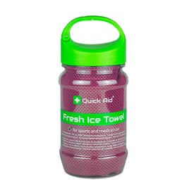 QUICK AID Fresh Ice Towel 34x80cm Pink