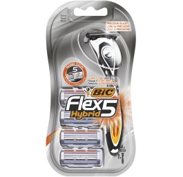 BIC Flex 5 Hybrid rasoir pour homme 5-lames 4 pce