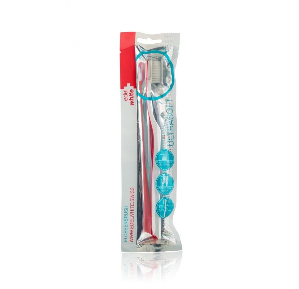 EDEL+WHITE Flosserbrush brosse dents ultraso poche