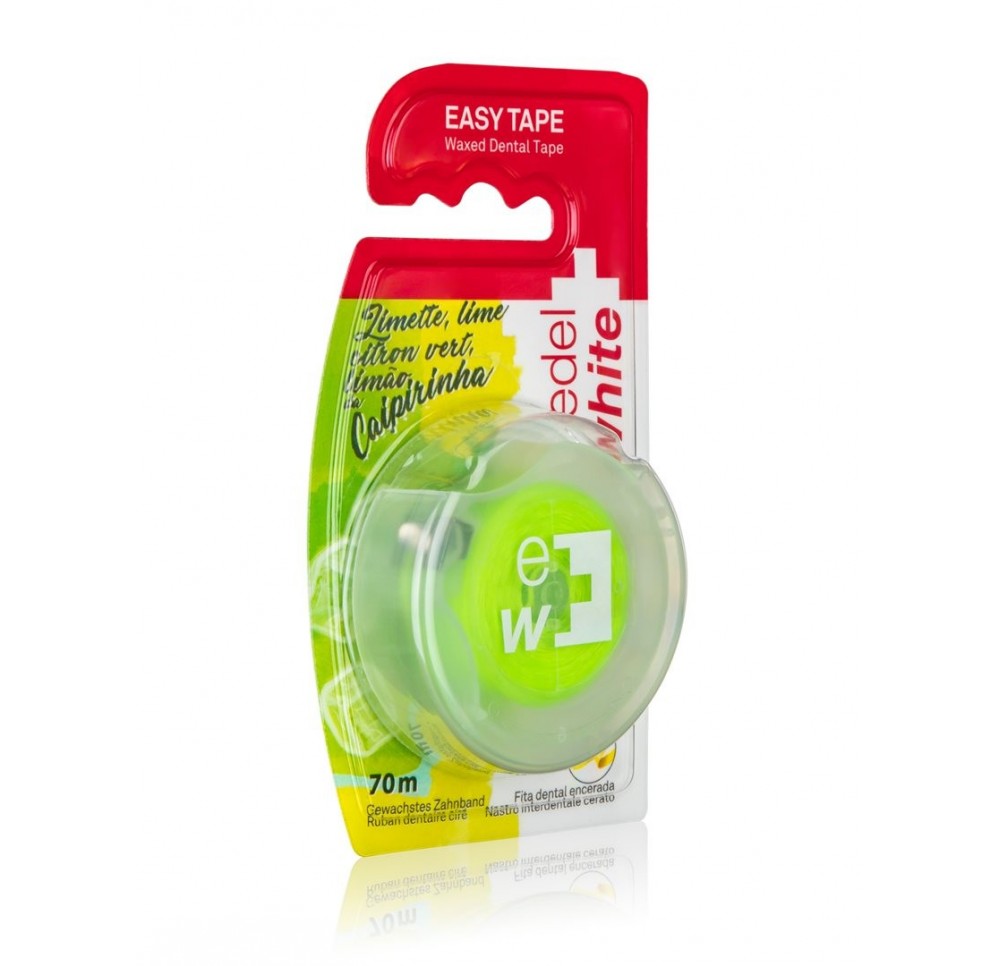 EDEL+WHITE Easy Tape ruban dentaire ciré 70m caipi