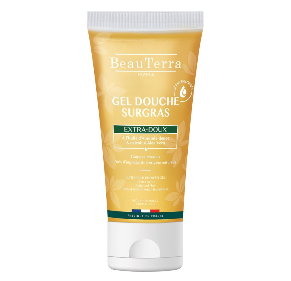 BEAUTERRA gel douche surgras hypoallerg 200 ml