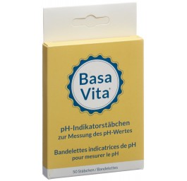 BASA VITA Bandelettes indicatrices de pH 50 pce