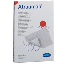 ATRAUMAN compresse onguent 7.5x10cm stérile 10 pce