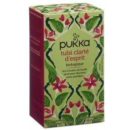 PUKKA Tulsi Clarté d'esprit Thé bio sach 20 pce