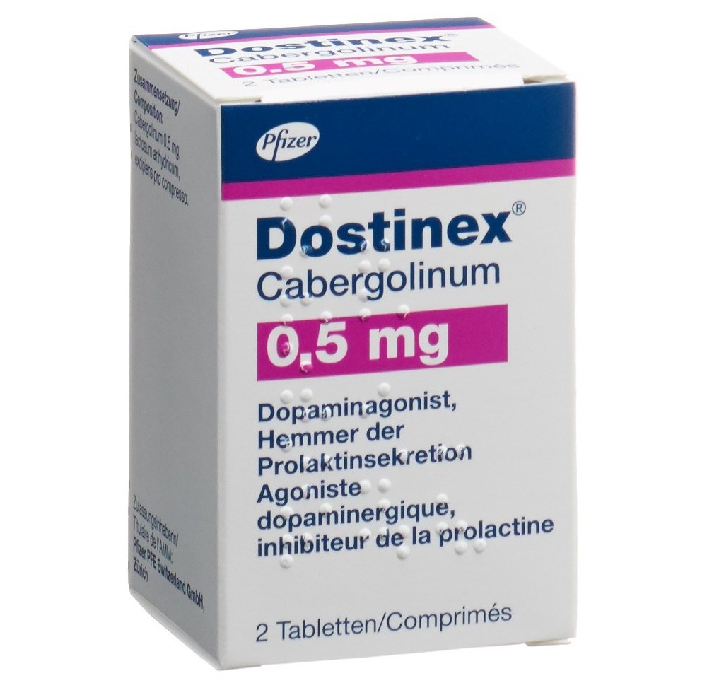 DOSTINEX cpr 0.5 mg fl 2 pce DOSTINEX cpr 0.5 mg fl 2 pce