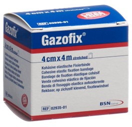 GAZOFIX bande fixation cohé 4cmx4m chair s latex