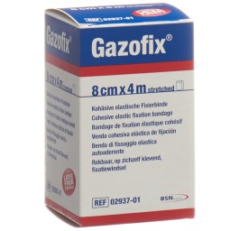 GAZOFIX bande fixation cohé 8cmx4m chair s latex