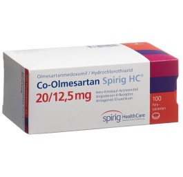 CO-OLMESARTAN Spirig HC cpr pell 20/12.5mg 100 pce