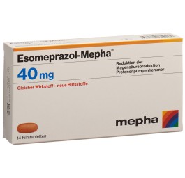 ESOMEPRAZOL Mepha cpr pell 40 mg 14 pce