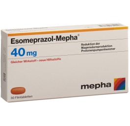 ESOMEPRAZOL Mepha cpr pell 40 mg 30 pce
