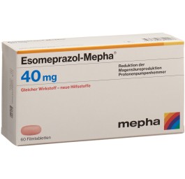 ESOMEPRAZOL Mepha cpr pell 40 mg 60 pce