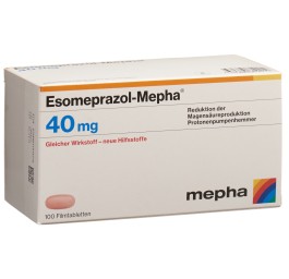 ESOMEPRAZOL Mepha cpr pell 40 mg 100 pce