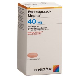 ESOMEPRAZOL Mepha cpr pell 40 mg bte 100 pce