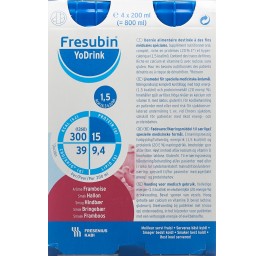 FRESUBIN YoDrink framboise 4 FlatCap 200 ml