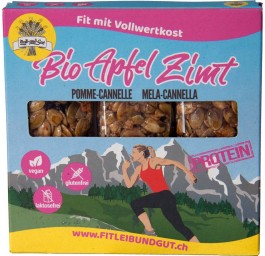 LEIBUNDGUT Barre pomme-canelle bio 3 x 25 g