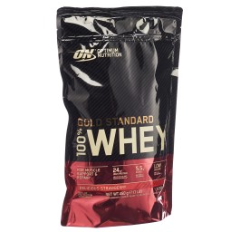 OPTIMUM 100% Whey Gold Std Strawberry sach 450 g