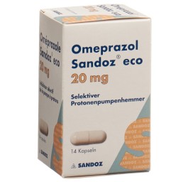 OMEPRAZOLE Sandoz eco caps 20 mg bte 14 pce