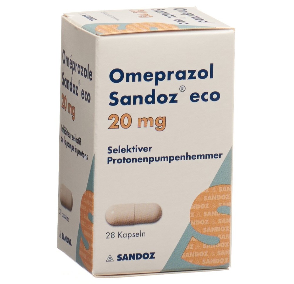 OMEPRAZOLE Sandoz eco caps 20 mg bte 28 pce OMEPRAZOLE Sandoz eco caps 20 mg bte 28 pce