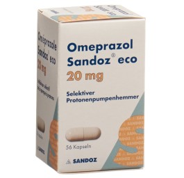 OMEPRAZOLE Sandoz eco caps 20 mg bte 56 pce