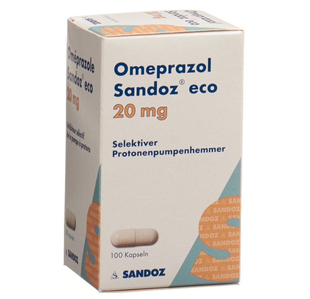 OMEPRAZOLE Sandoz eco caps 20 mg bte 100 pce OMEPRAZOLE Sandoz eco caps 20 mg bte 100 pce