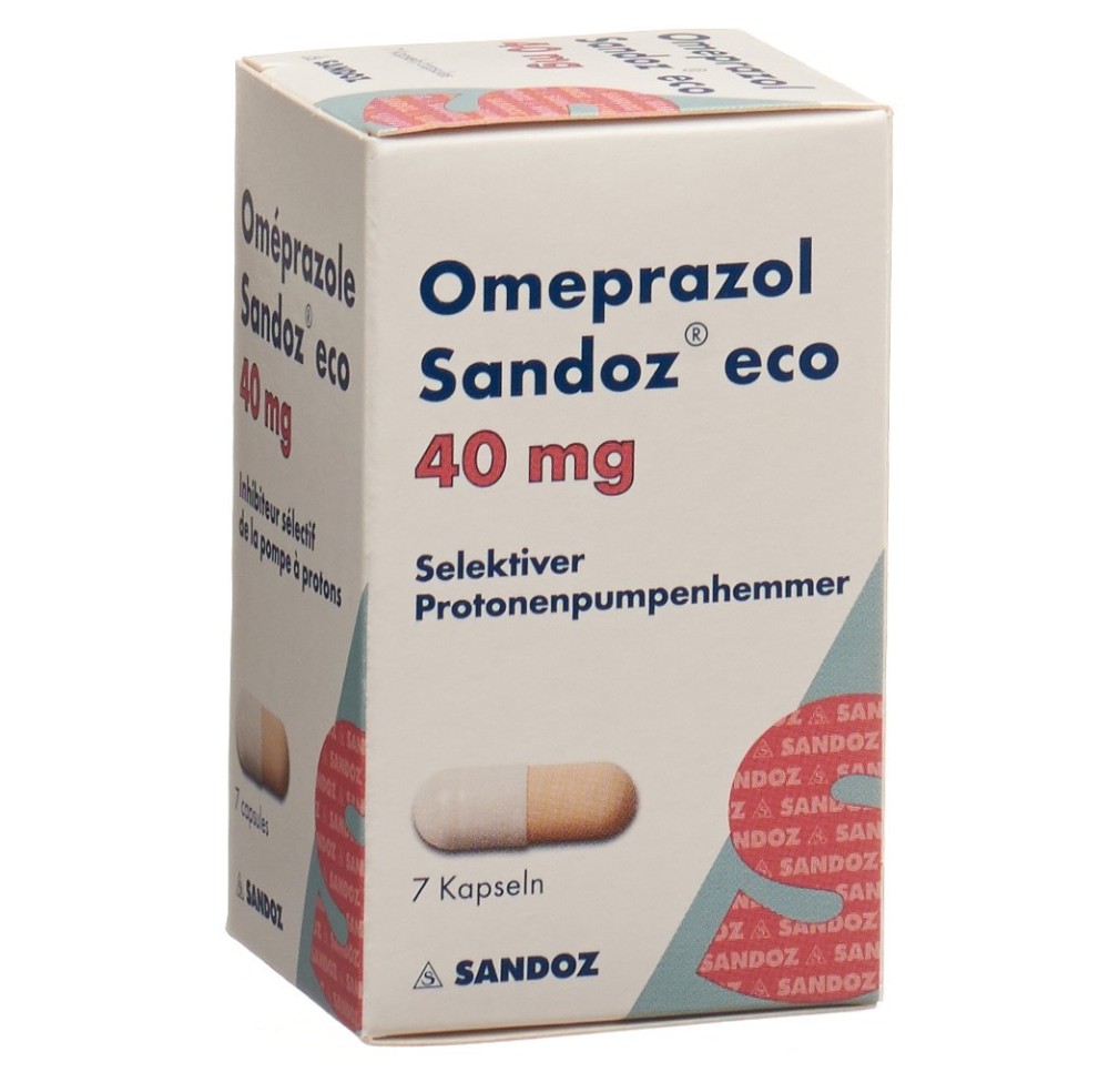 OMEPRAZOLE Sandoz eco caps 40 mg bte 7 pce OMEPRAZOLE Sandoz eco caps 40 mg bte 7 pce