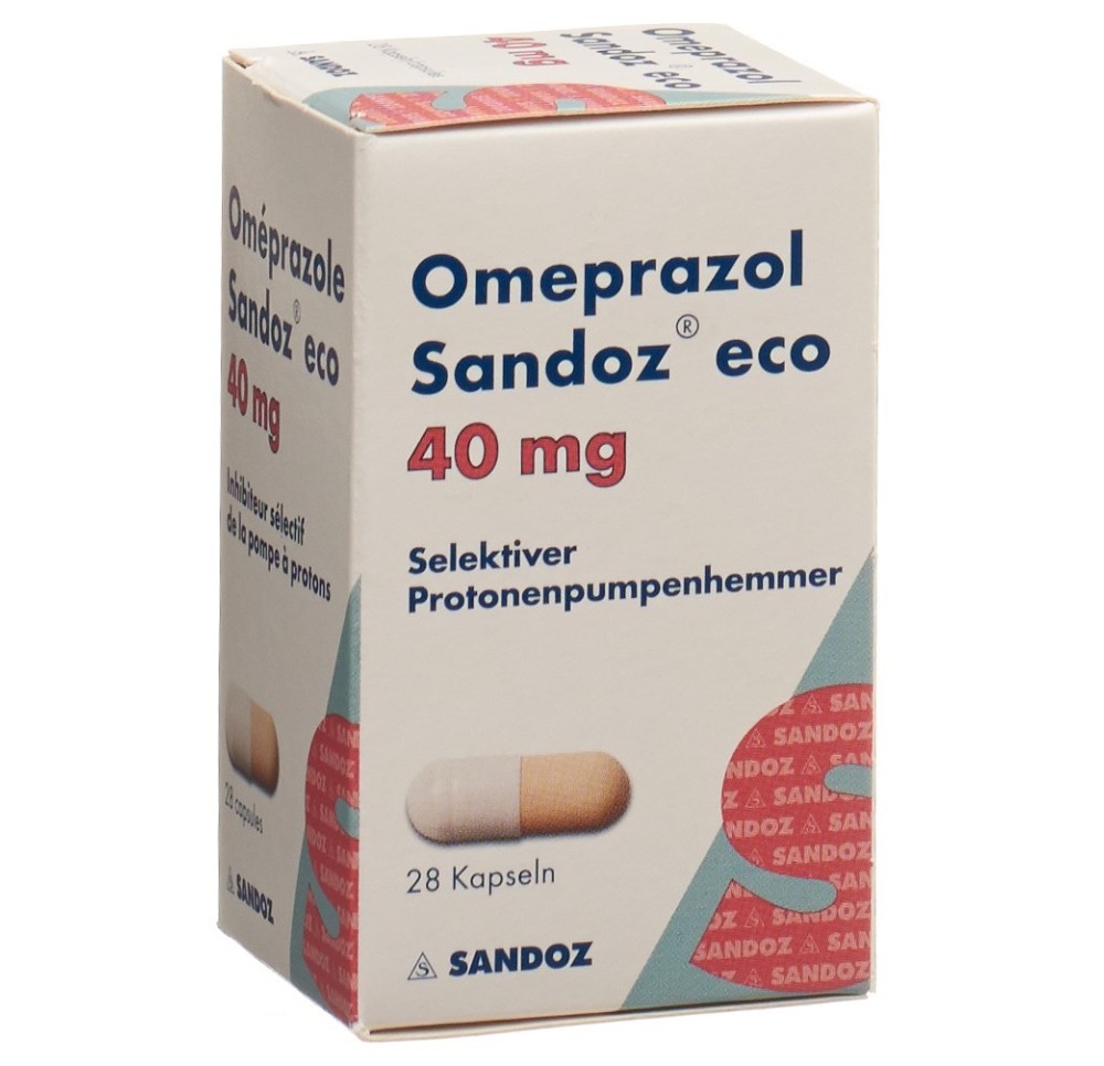 OMEPRAZOLE Sandoz eco caps 40 mg bte 28 pce OMEPRAZOLE Sandoz eco caps 40 mg bte 28 pce