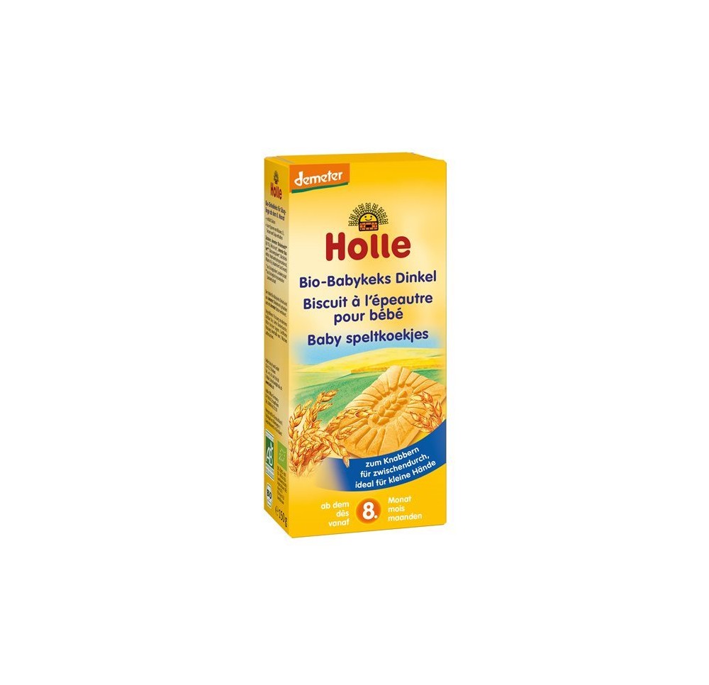 HOLLE biscuit à l'épeautre bébé bio 150 g HOLLE biscuit à l'épeautre bébé bio 150 g