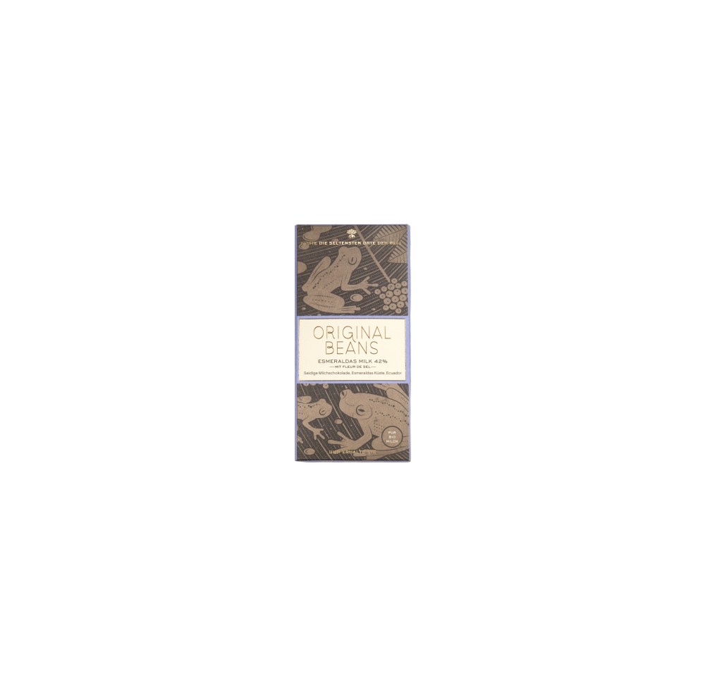 ORIGINAL BEANS Esmeraldas Milk chocolat bio 70 g