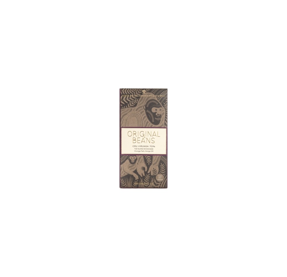 ORIGINAL BEANS Cru Virunga chocolat noir bio 70 g