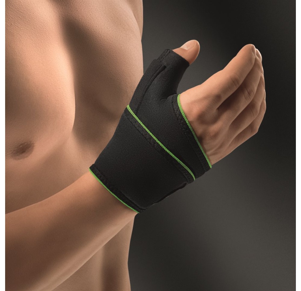 BORT ActiveColor sport pouce S/M gauche noir/vert BORT ActiveColor sport pouce S/M gauche noir/vert
