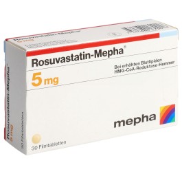 ROSUVASTATIN Mepha cpr pell 5 mg 30 pce